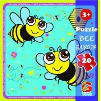 Пазли G-Toys Комахи, 20 елементів, LI05