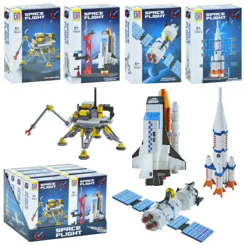 Конструктор Космічна техніка, від 87 деталей, (В асортименті)