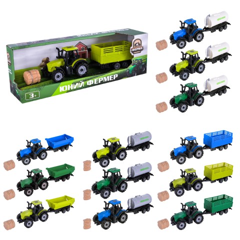 Трактор з причепом інерційний (в асортименті) 5279-94ABCD