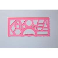 Лінійка шкільна, 20 см, 10 шт. в упаковці