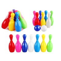 Кеглі малі Бамсик, 7 шт., 2 кулі, в сітці, 19x23x23 см, 024/2