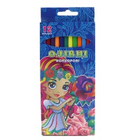 Олівці пластикові J. Otten Girl, 12 кольорів