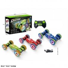 Р.К.Всюдихід-трюкач twist 9382 акум.USB.муз.світ.3кол.кор.25*9,4*15 /24/