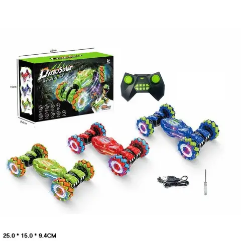 Р/К всюдихід-трюкач twist акумулятор USB музика світло (в асортименті) 9382