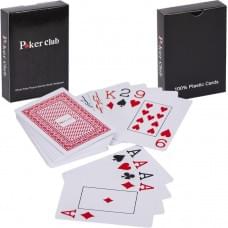 Карти пластик. "POKER CLUB", 54 карти Х-8002, в кор./144/