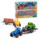 Набір Синій трактор та його друзі, 145326, 2 трактори, причеп, герої, інерція