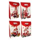 Набір подарункових пакетів Дід Мороз, 12x16x6 см, 6 шт. в упаковці, BL2301-367