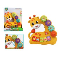 Піаніно дитяче Жираф шестерні музика світло 855-186D