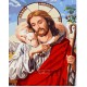 Набір для розпису по номерах Христос, Strateg, 30x40 см, SS6749