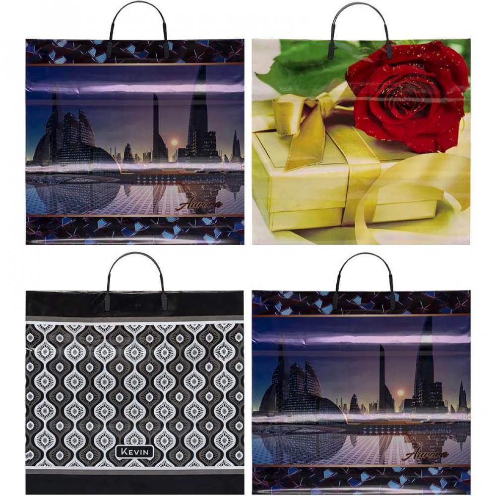 Пакет ламінований з пластиковою ручкою 36/37, ціна за 5 шт. //