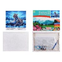 Набір для розпису по номерах Білий тигр, TK Group, 30x40 см, 31689