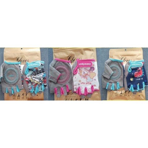 Рукавички велосипедні дитячі, розмір S, C64375 (В асортименті)