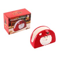 Серветниця кераміка Дід Мороз 11×8 см B-2282