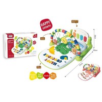 Килимок 4 брязкальця-підвіски підсвічування мелодії піаніно регулювання гучності (в асортименті) 668-219