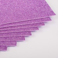 Фоаміран із глітером Флексика, 2 мм, Бузковий, 20x30 см, 10 аркушів в упаковці 7950