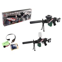 Автомат, 52.5 см, акумулятор, стріляє водяними кулями, приціл, USB-зарядка, 64x24x7.5 см