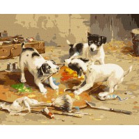 Набір для розпису по номерах Маленькі художники, 40x50 см, КНО4357