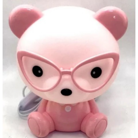 Лампа-ночник детская "Мишка в очках" 20см,3цв.(1*36)