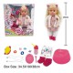 Пупс інтерактивний 45 см плаче сльозами шарнірні суглоби аксесуари BLS024J