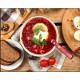 Набір для творчості алмазна картина Смачний борщ Strateg HEG86889, 30x40 см