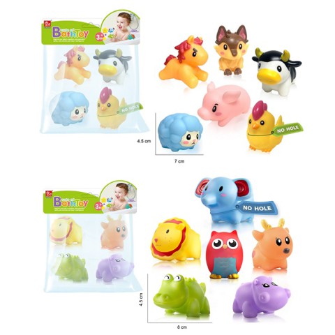 Іграшка для купання тварини набір 4 шт мікс SQ22013-2-4