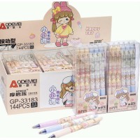 Ручка дитяча пиши-стирай Aodemei Girl, 0.5 мм, синя, 12 шт.