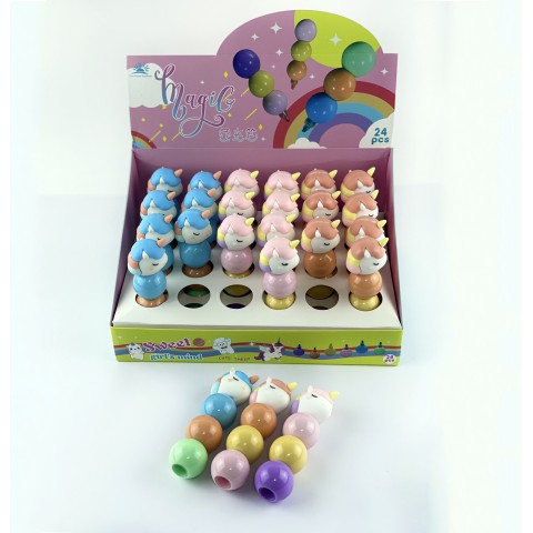 Текстовий маркер Єдиноріг, MD-089, 3 кольори (В асортименті)