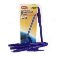 Ручка масляна Beifa, 0.5 мм, синя, 12 шт.