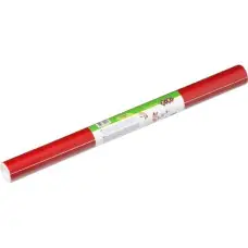 Пленка клейкая для книг, красная, 33 см