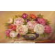 Алмазна мозаїка на підрамнику Піони 40×50 см 71077_BGLE