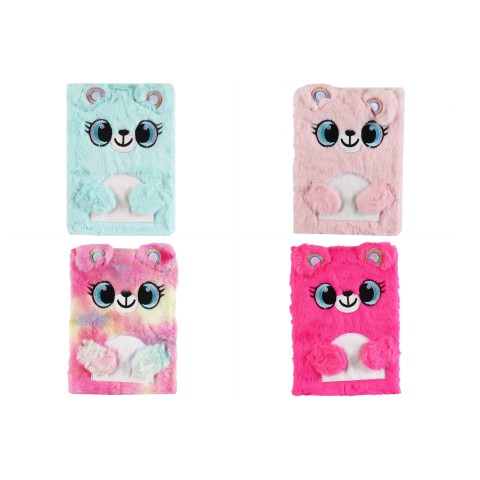 Блокнот пухнастий Пушистик, 80 аркушів, клітинка, 80 г/м² (В асортименті)