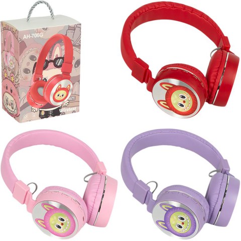 Навушники Bluetooth з мультяшним персонажем Лабубу AH-706G