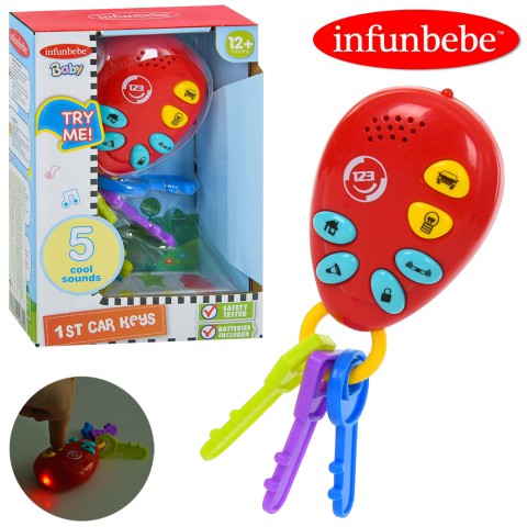 Гра для малюків Брелок з ключами, LS010C, 11 см, з музичними та світловими ефектами
