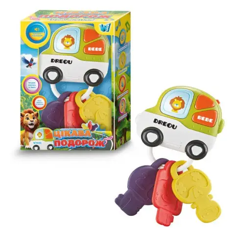 Музична іграшка WToys Цікава подорож, 45093, озвучена українською мовою, інтерактивний