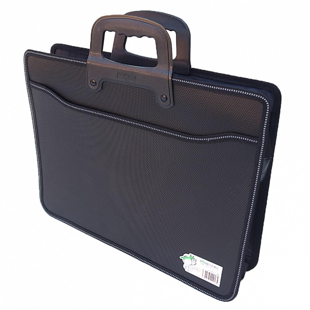 Портфель-тека з ручками "Elegant", на блискавці, 3 відділа, 46х43х10см 2198DSCN