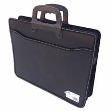 Портфель-тека з ручками "Elegant", на блискавці, 3 відділа, 46х43х10см 2198DSCN