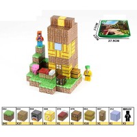 Конструктор магнітний Minecraft, LZCK076, 106 елементів, фігурки героїв