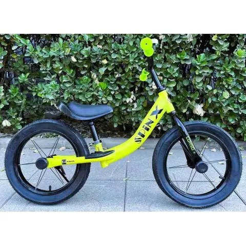 Велобіг Corso Spin-X, сталева рама, колесо 14", надувні колеса, підніжка, підставка для ніг, дзвоник PX-605-82