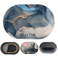 Килимок суперпоглинаючий у ванну овальний 40×60 см R94774-60