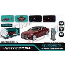 Машина (електро) мет. АВТОПРОМ 1:38 "Bentley Flying Spur Hybrid",батар.,світло,звук,відкр.двері,капот,багаж., кор.20,5х9х9 см. /32/
