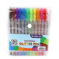 Набір гелевих ручок Glitter Pen, 12 шт., PVC