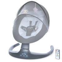 Укачивающий центр ME 1074 MYLA пульт 5 скоростей 12 мелодій Bluetooth ME1074DarkGraySquares