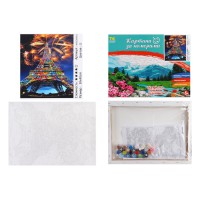 Набір для розпису по номерах Ейфелева вежа, TK Group, 30x40 см, 30552