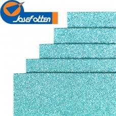 Фоамиран EVA 1.7±0.1MM "Темно-бирюзовый" GLITTER HQ A4 (21X29.7CM)