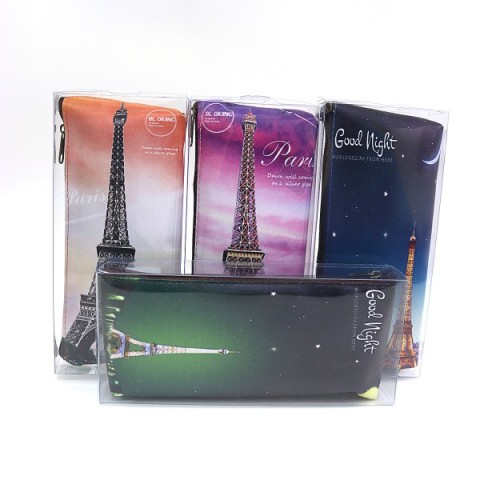 Пенал Paris, кожзам, 1 відділення, 19x8x3 см, PVC (В асортименті)