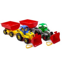 Трактор з ковшем і причепом Максимус 5079