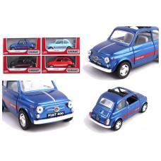 Модель легкова FIAT 500 5'' KT5004W метал.інерц.відкр.дв.4кол.кор./96/