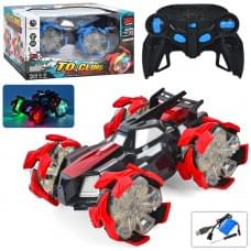 Машина 23см, р/к2, 4G, акум, USB зарядка, 360, гум. кол, звук, світло, 2 кольори, в кір-ці, 34,5-18,5-20см /6/