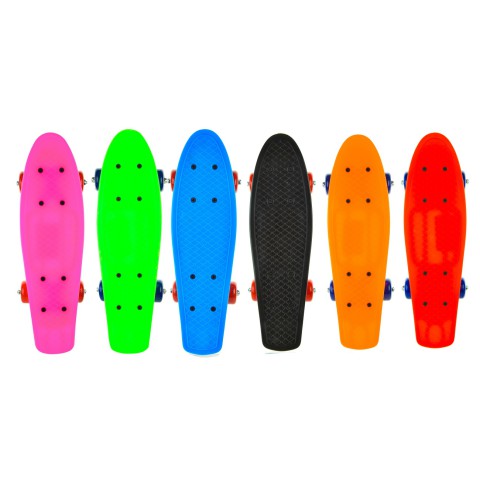 Пенні борд, пластикове кріплення, колеса PVC, 4 см, 42x13 см (В асортименті)