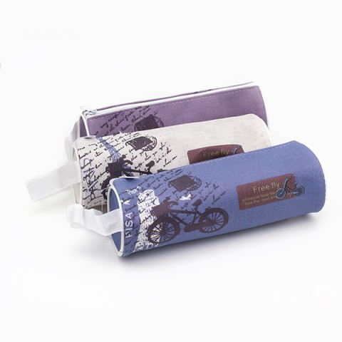 Пенал круглий Велосипед, 20x6.5 см (В асортименті)